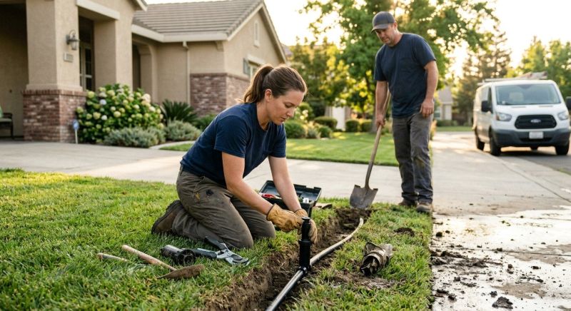 Pop Up Sprinklers Repair in Ventura County, CA