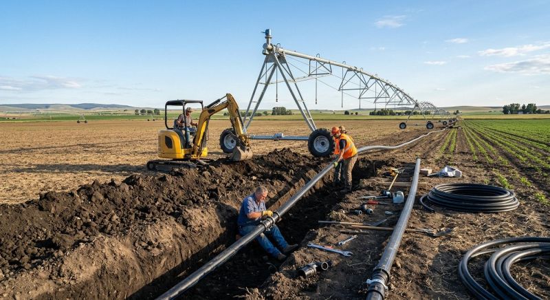 Crop Irrigation Installation in Aiken, SC