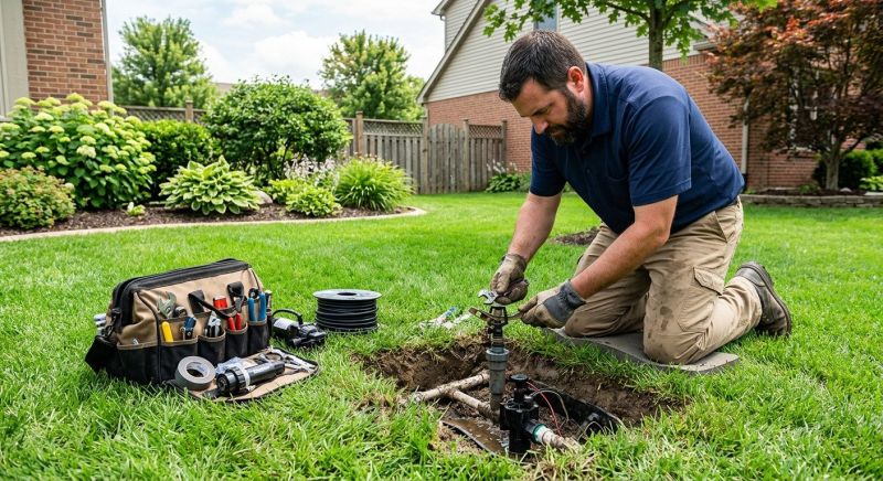 Sprinkler Line Repair in Aiken, SC
