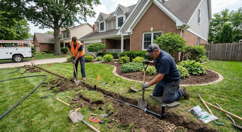 Sprinkler System Relocation in Aiken, SC