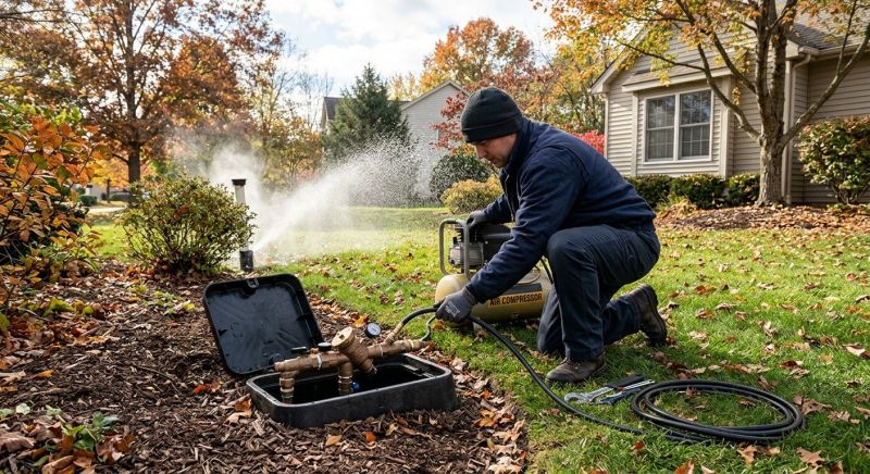 Sprinkler Winterization in Carson City, NV